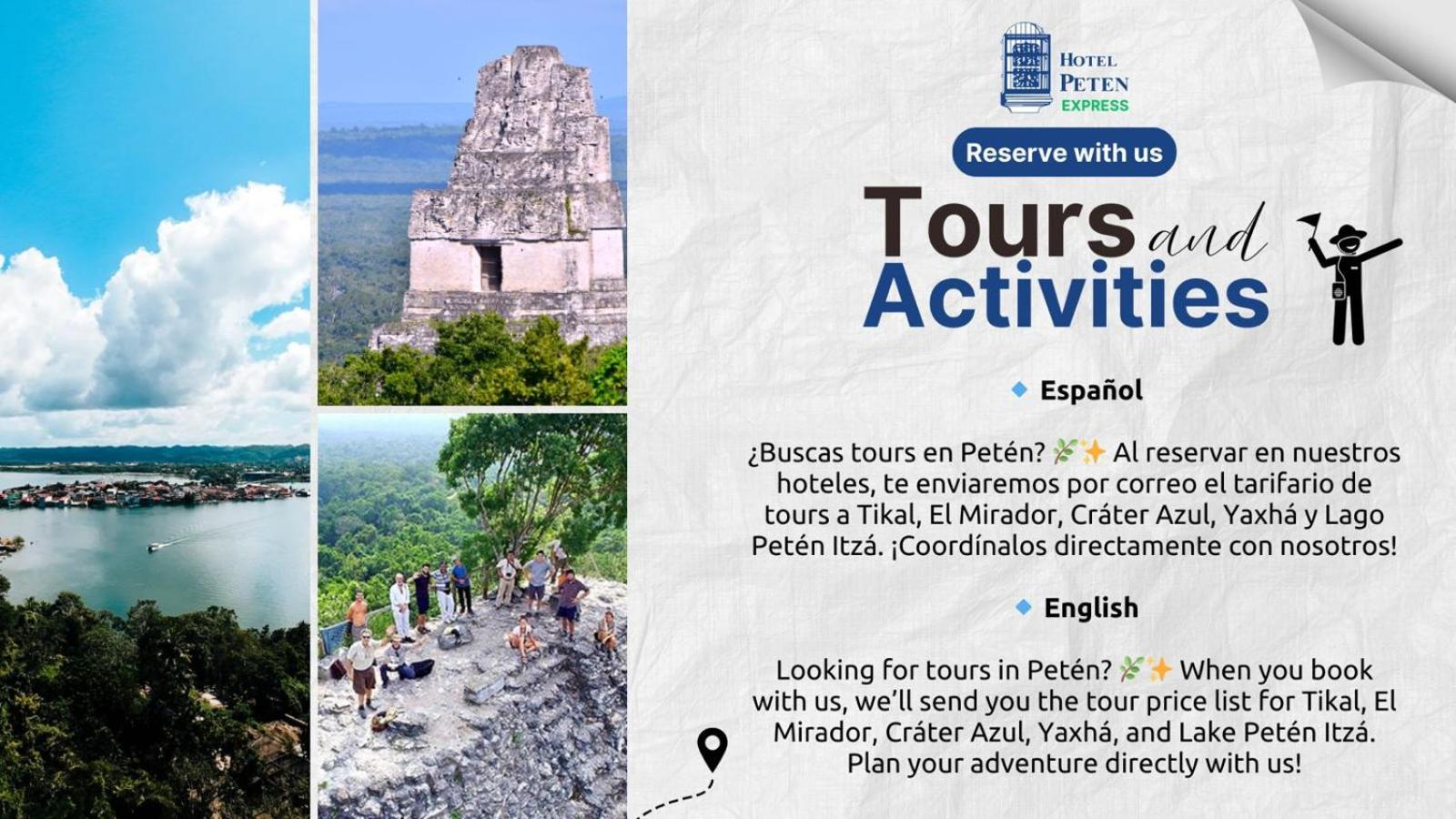 Hotel Peten Express Flores Ngoại thất bức ảnh